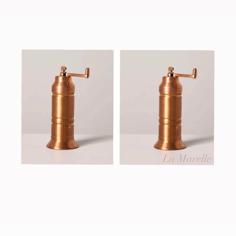 2 | Short Salt and Pepper Crank Grinder Copper Finish - Hearth & Hand Magnolia